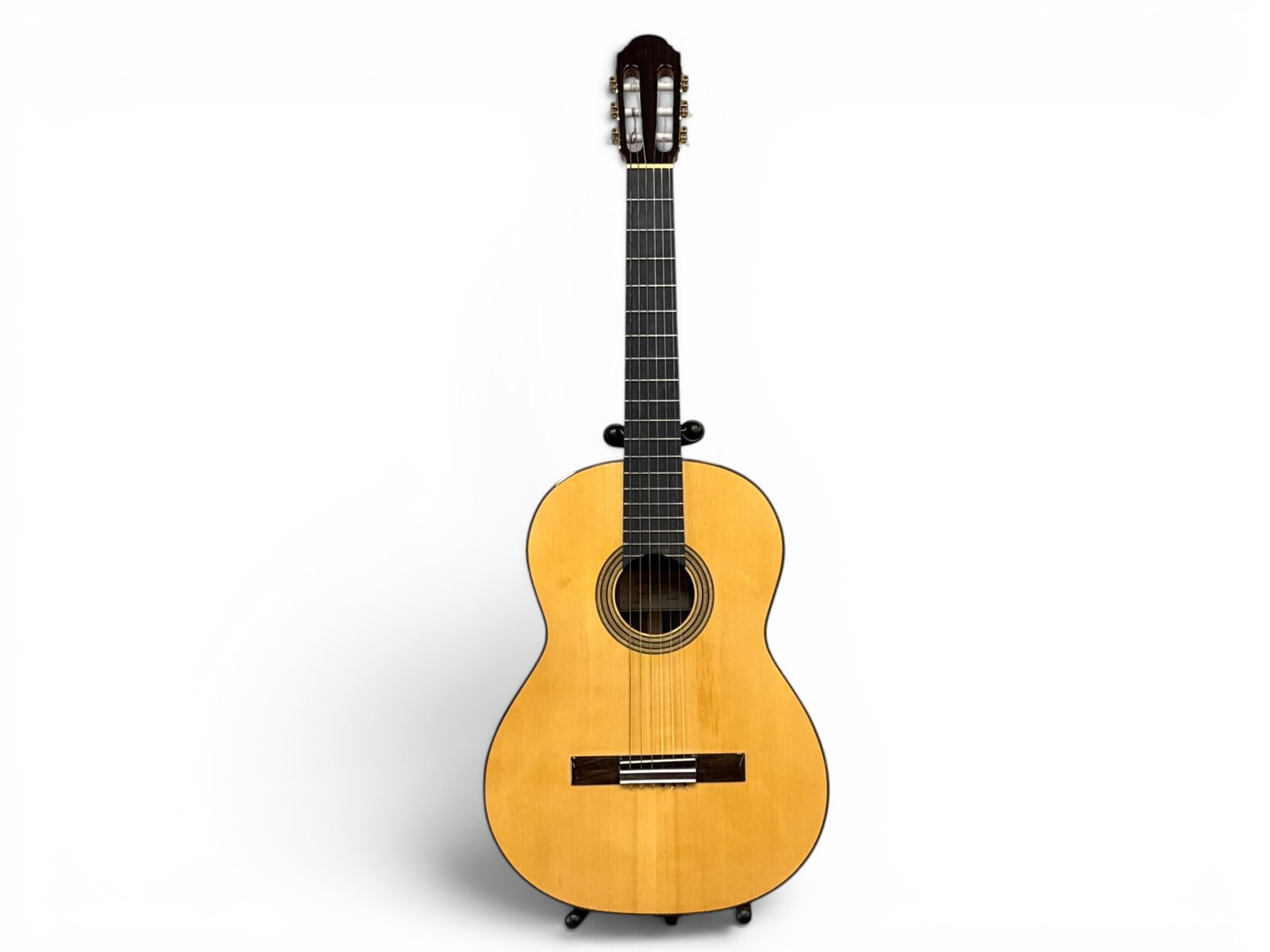Giambattista G8 Classical Acoustic Guitar: A Giambatista, Paris, Model G8, classical acoustic guitar, under the license of luthier Jean-Baptiste Castelluccia, having a spruce, ebony, and rosewood body, circa 2010. With hard case. | You have ad