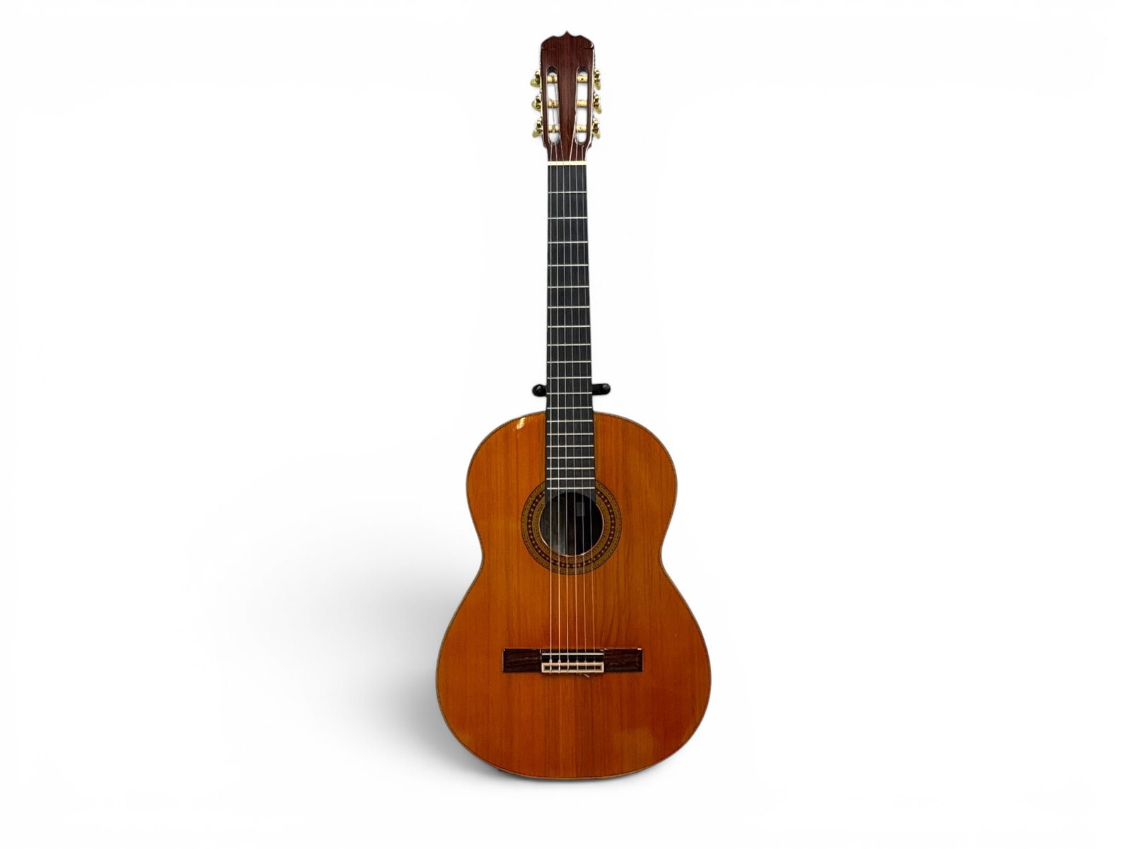1974 Enrico Peretti Classical Acoustic Guitar: A 1974 Enrico Peretti, Balogna Italy, classical acoustic guitar. With hard case. | You have additional shipping options, and are not required to use Live Shipping. Additional shipping and delivery det