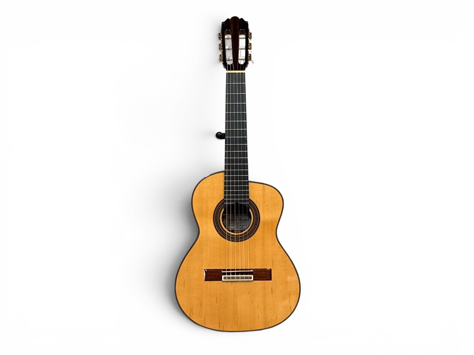 2012 Amalio Burguet Vanessa Navas Acoustic Guitar: A 2012 Amalio Burguet Vanessa Navas acoustic guitar, 580mm. With case. | You have additional shipping options, and are not required to use Live Shipping. Additional shipping and delivery details are a