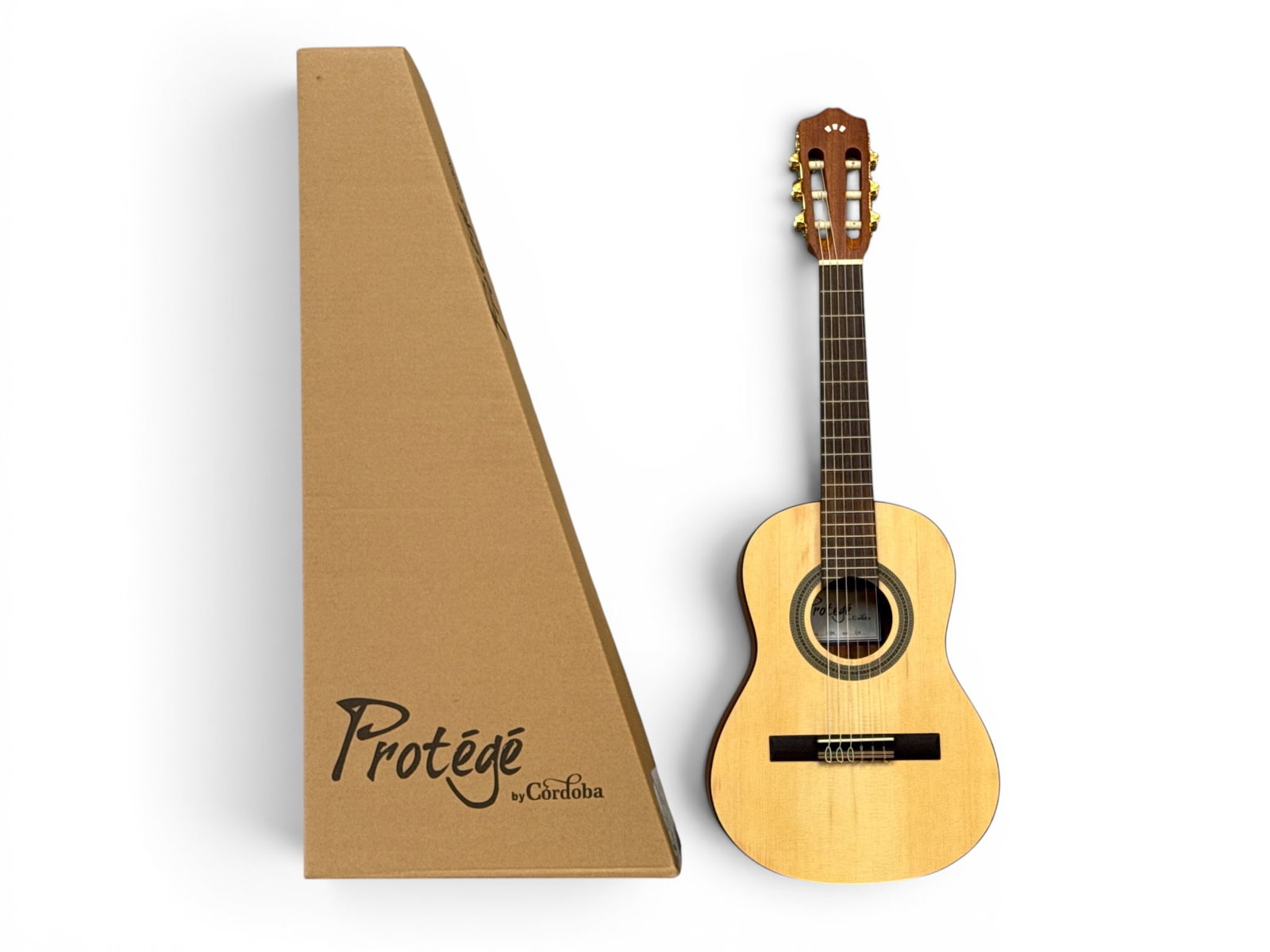 Cordoba Protege C1M 1/4 Classical Guitar: A Cordoba Protege C1M 1/4 classical acoustic guitar, with box. | You have additional shipping options, and are not required to use Live Shipping. Additional shipping and delivery details are available