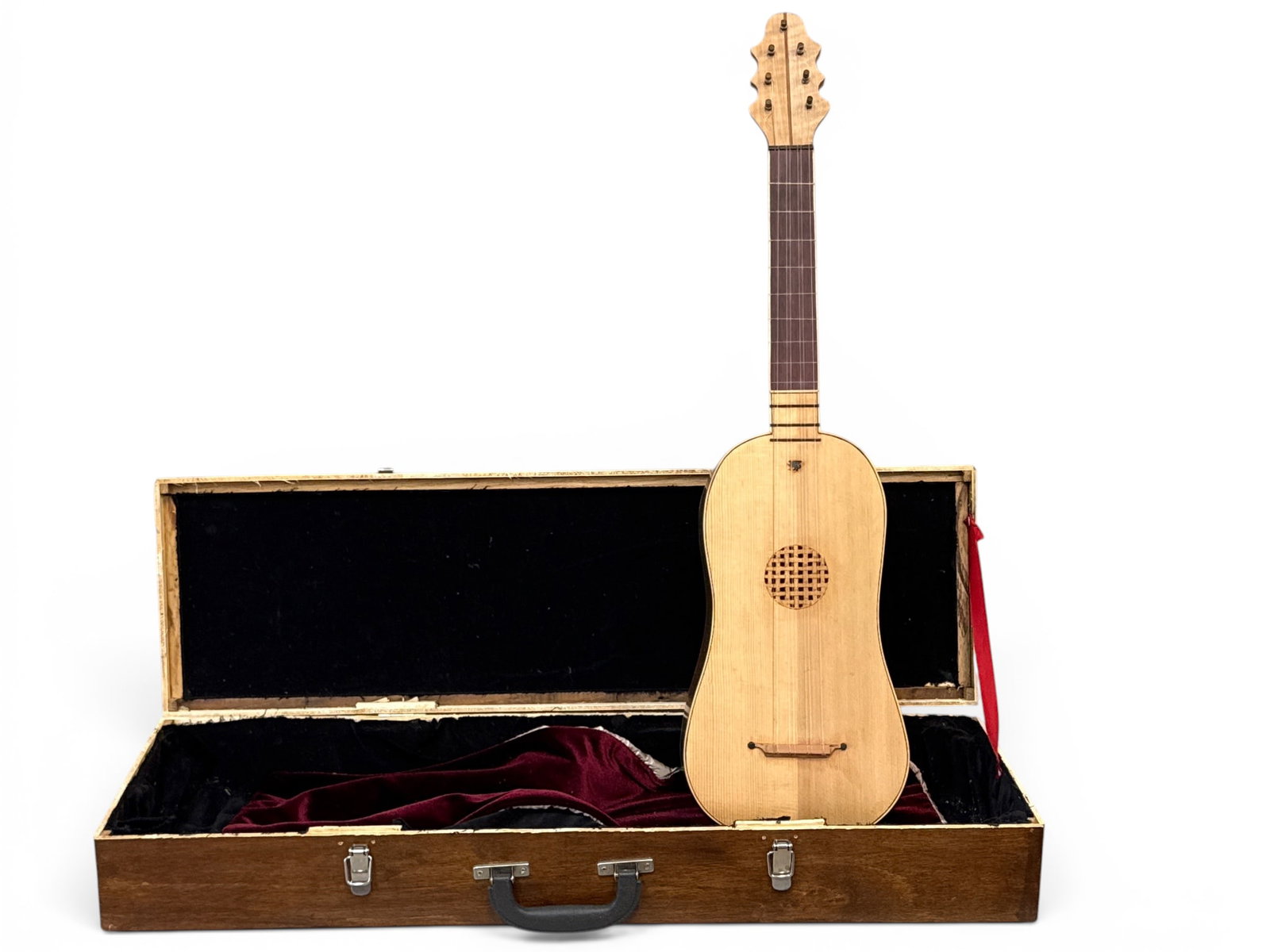 Seven String Baroque Style Acoustic Guitar (1 of 4)