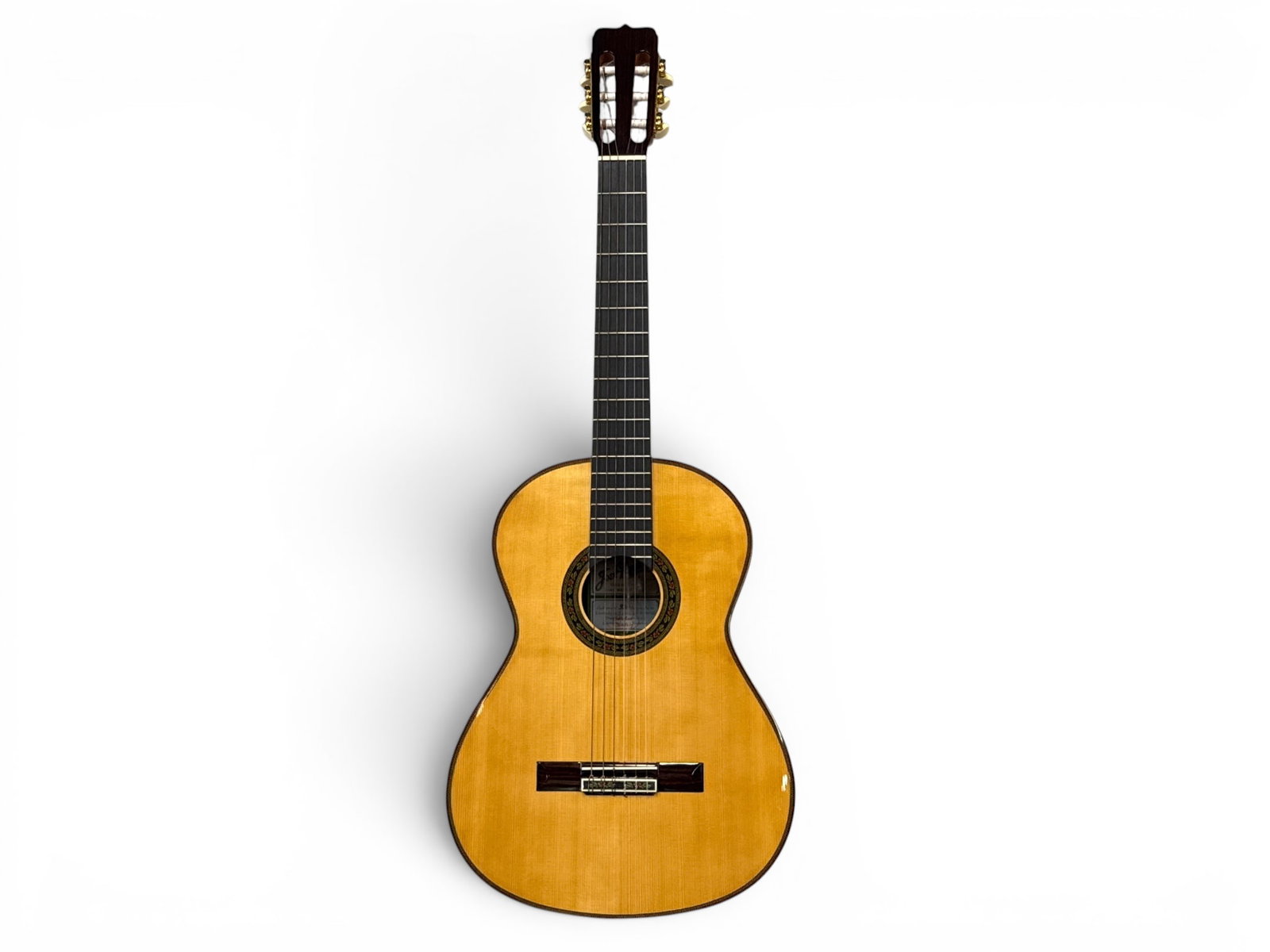 Jose Ramirez 125th Anniversary Classical Guitar: 2008 Jose Ramirez 125th Anniversary limited edition studio classical guitar, numbered 1066 from the 2007-2012 series. Housed in a Humicase Protege hardshell case. | You have additional shipping option