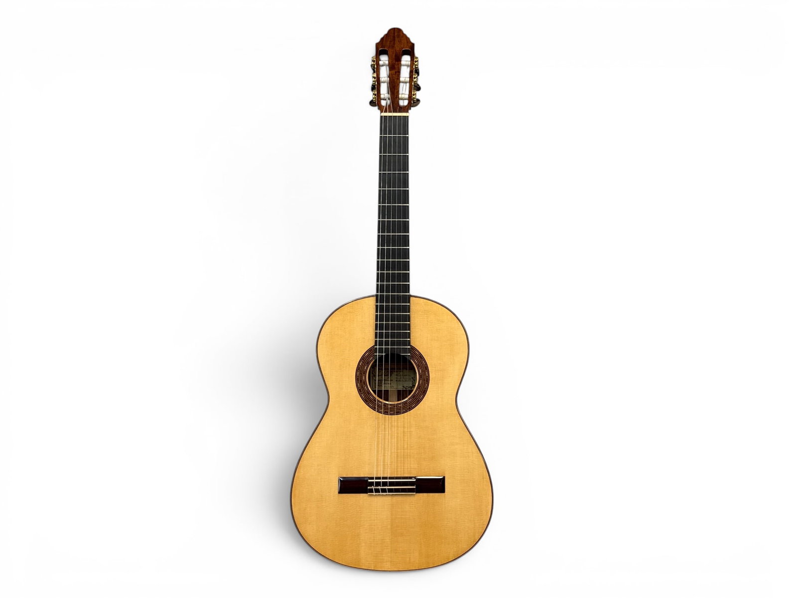 2003 Salvador Castillo Classical Guitar: Salvador Castillo Concierto classical acoustic guitar, serial No. 64 crafted in Paracho, Mexico during April 2003. With hard case. | You have additional shipping options, and are not required to use L