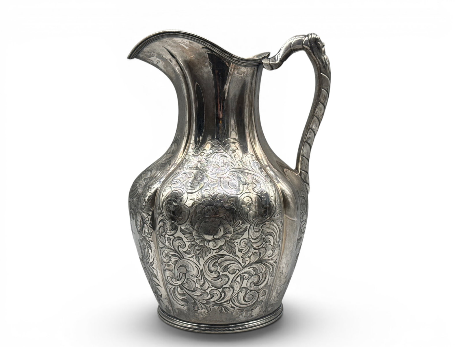 Ball, Black & Co. Coin Silver Water Pitcher (1 of 7)