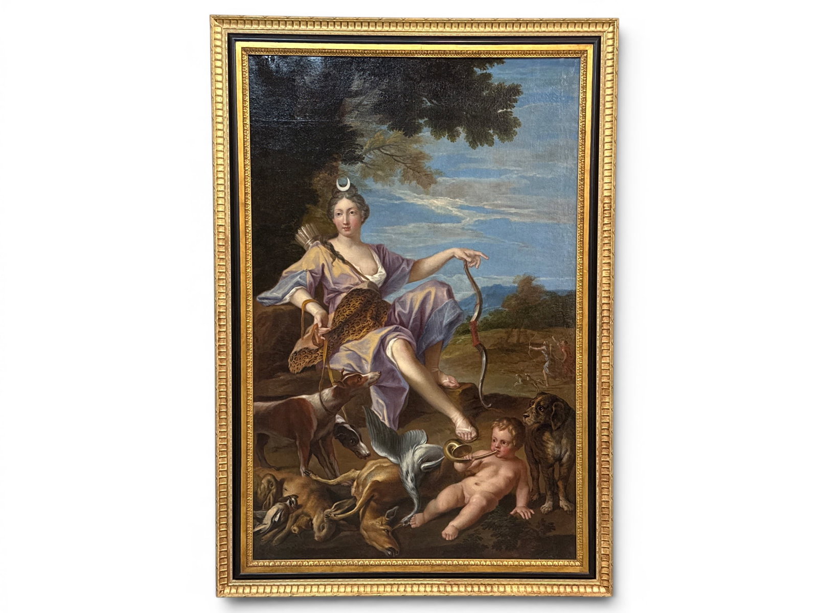 In the Circle of Jean-Marc Nattier: Portrait of Lady as Diana (1 of 11)