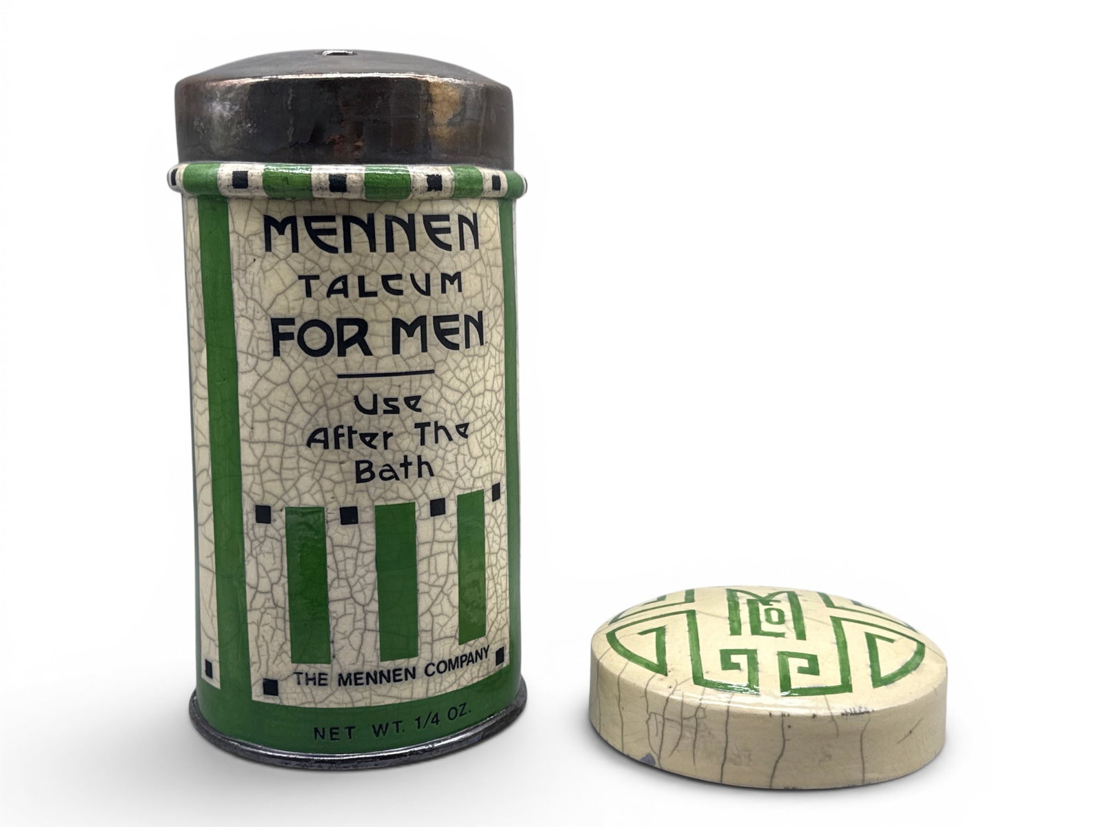 Trompe L'oeil Pottery Mennen Advertising Tin (1 of 7)