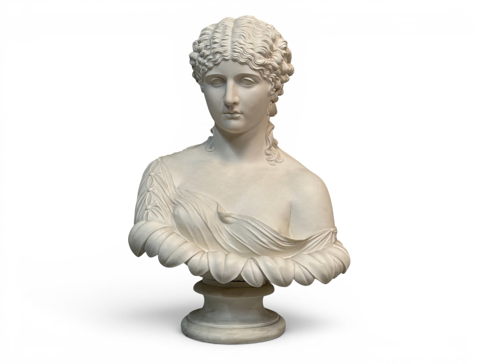 Copeland Parian Bust of Clytie (1 of 6)