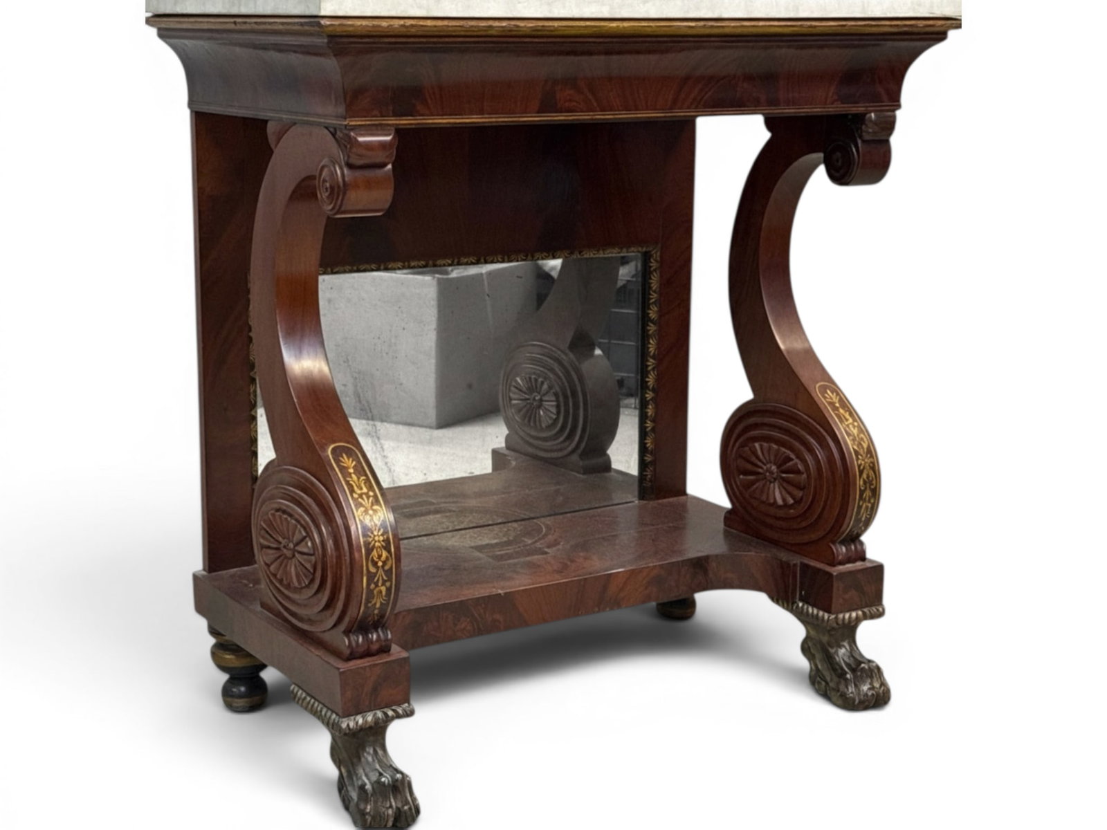 Philadelphia Empire Marble Top Pier Table (1 of 8)