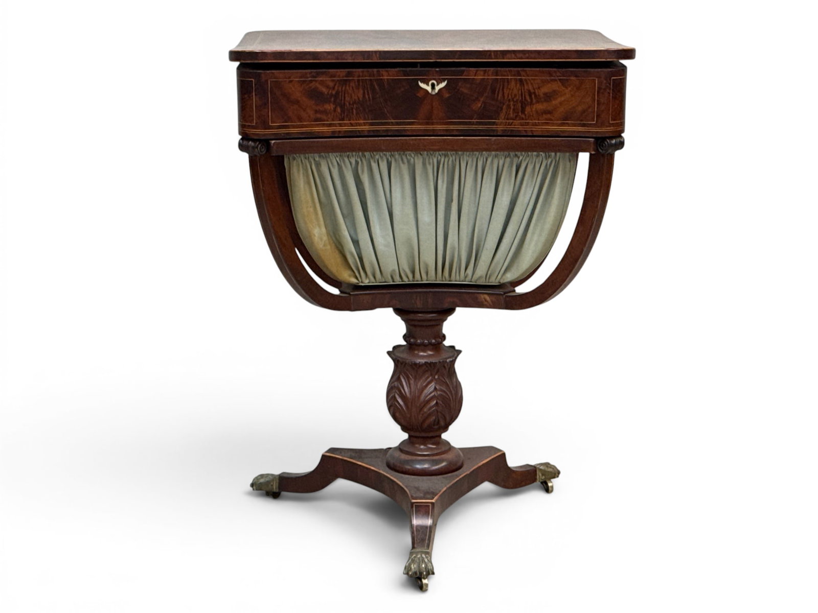 Regency Mahogany Work Table (1 of 5)