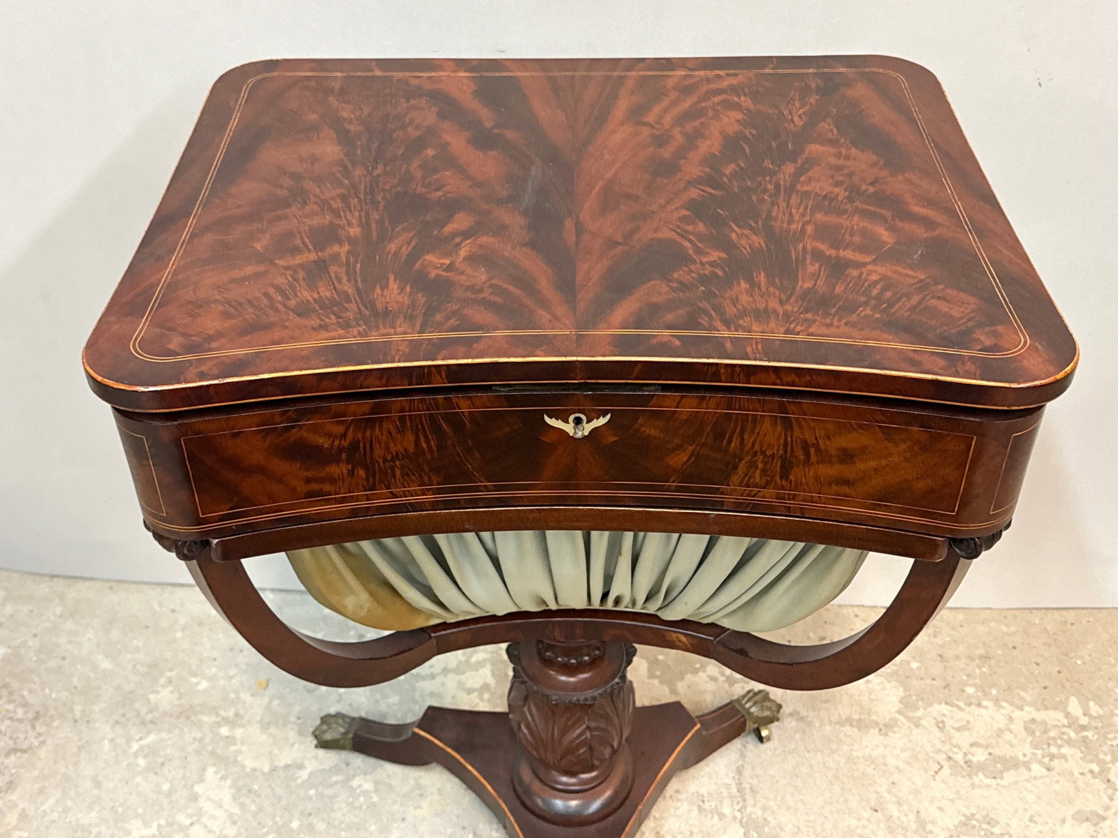 Regency Mahogany Work Table - 2