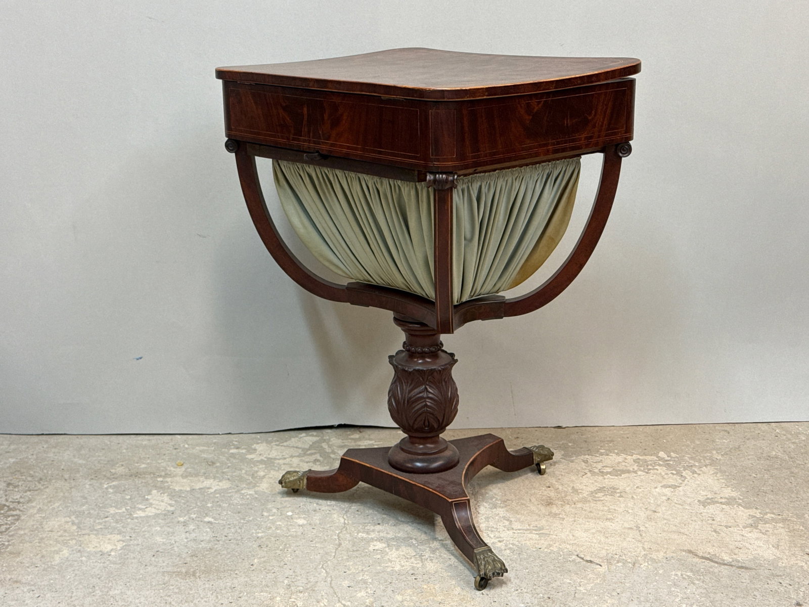 Regency Mahogany Work Table - 5