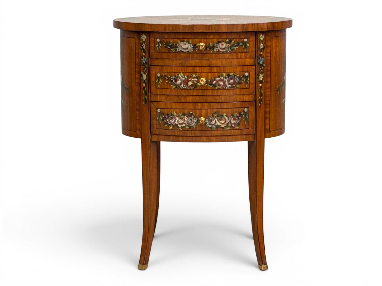 Maitland Smith Adams-style Three-Drawer Stand (1 of 5)