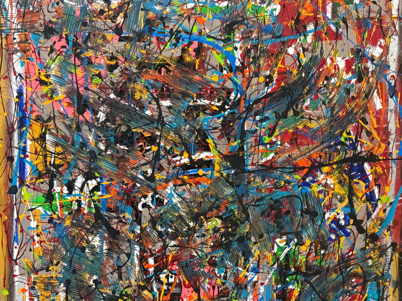 Denis Sakelson Oil/Canvas: Abstract (1 of 3)