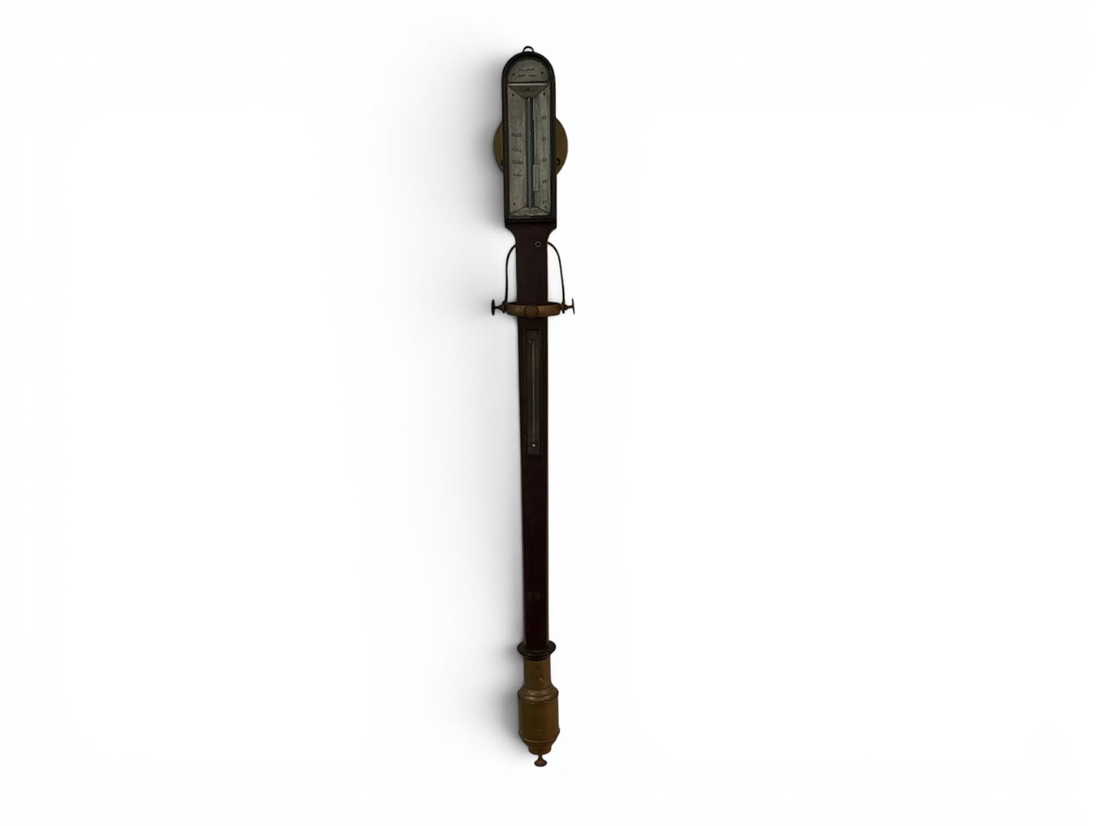 19th C. Gimbaled Marine Stick Barometer (1 of 5)