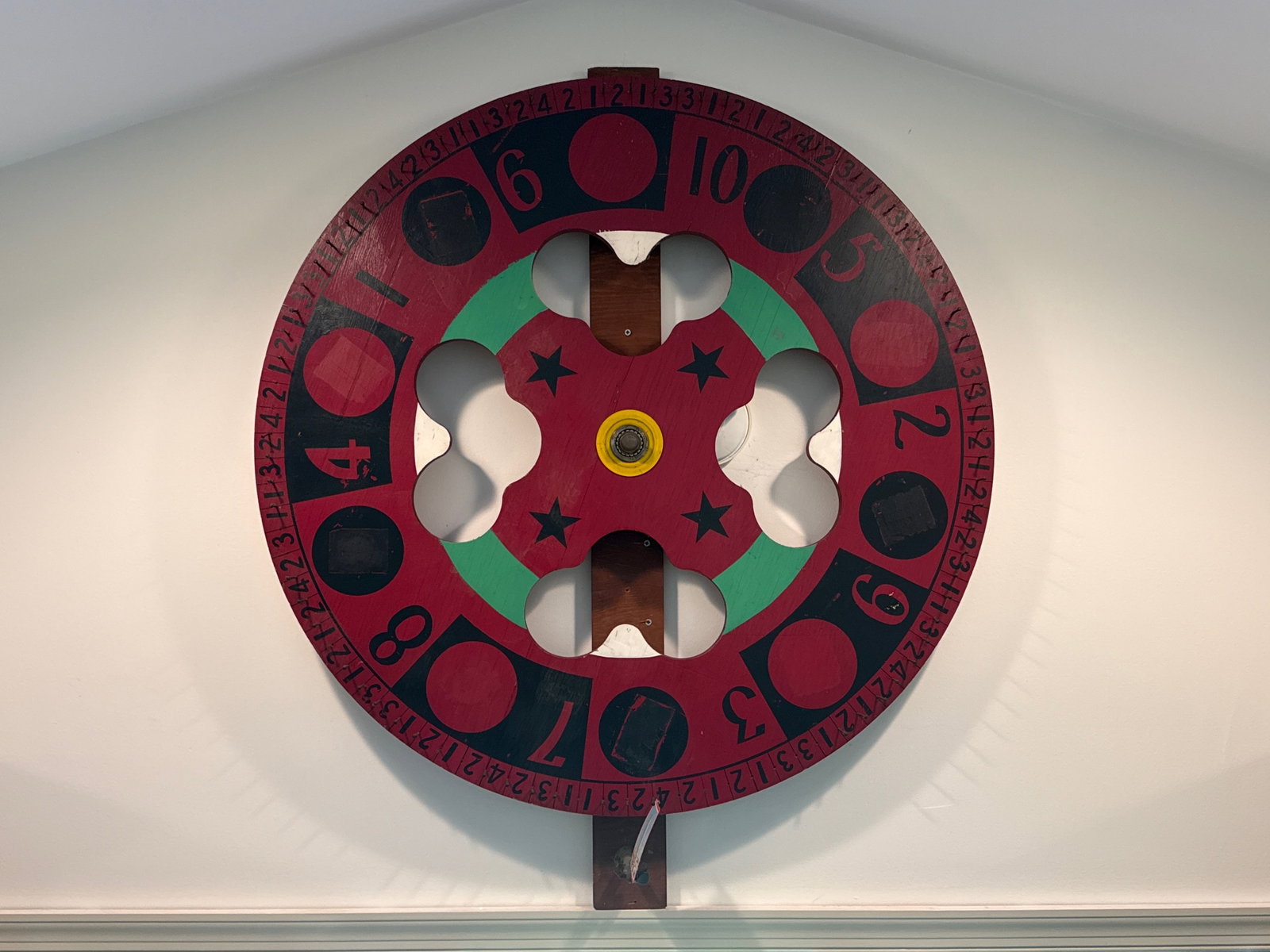 Large Painted Carnival Game Wheel (1 of 2)