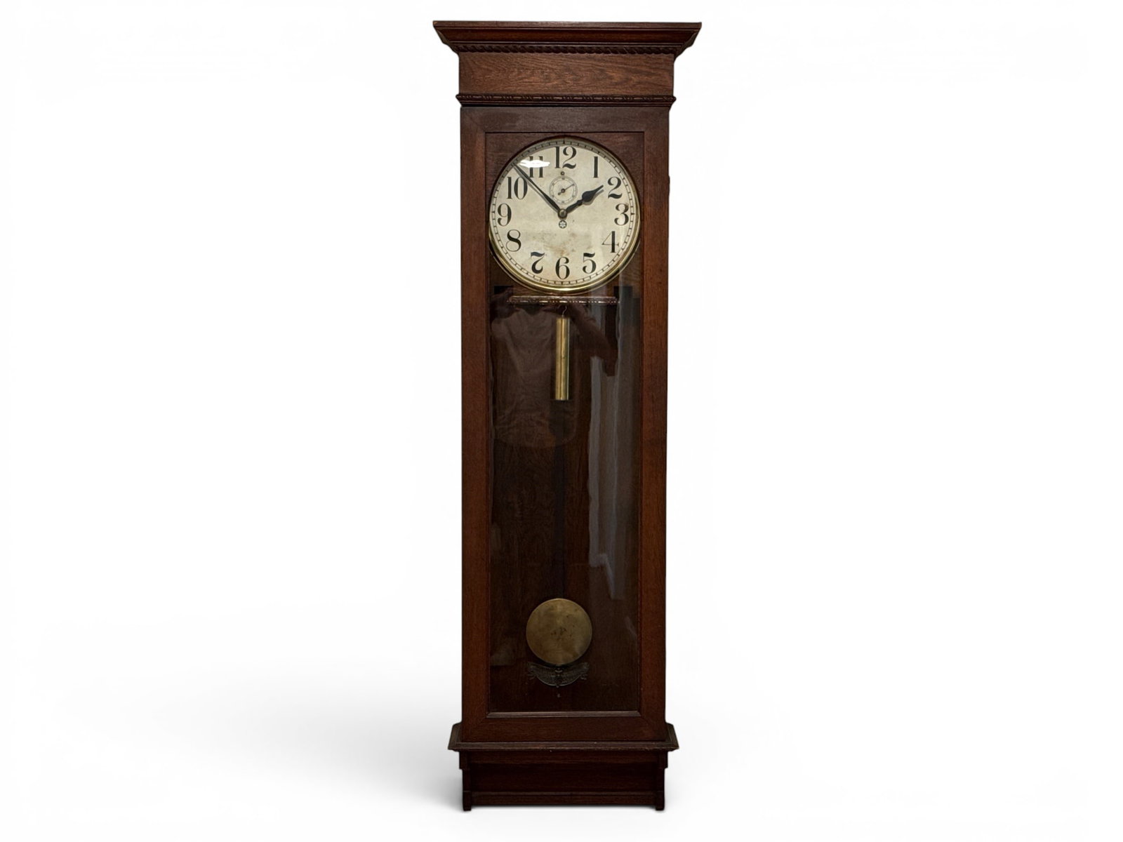 New Haven Oak Weight-Driven Regulator Wall Clock (1 of 5)