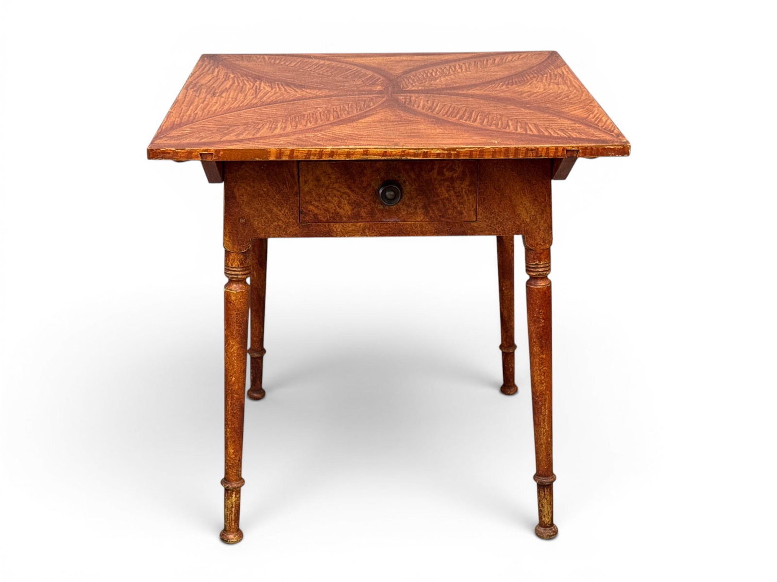 Grain Painted Splay Leg Pin Top Work Table (1 of 5)