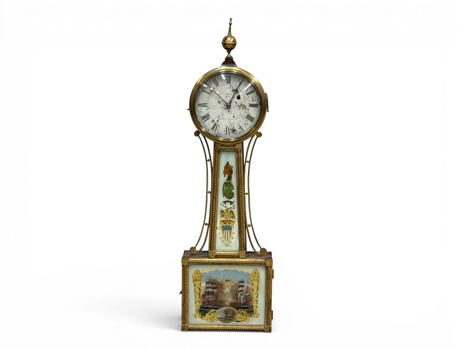 New England Federal Banjo Clock (1 of 7)