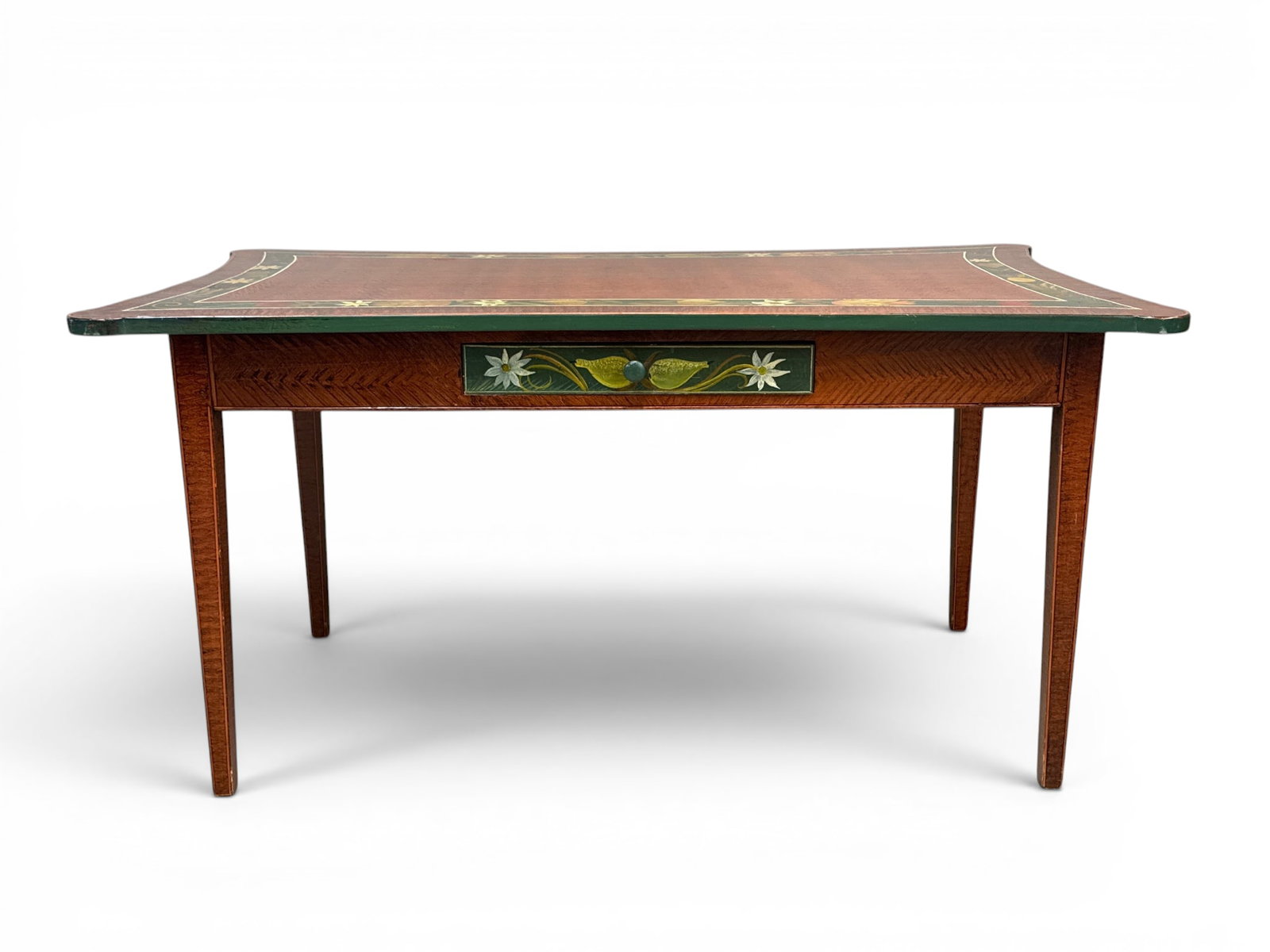 Grain Painted Harvest Dining Table (1 of 5)