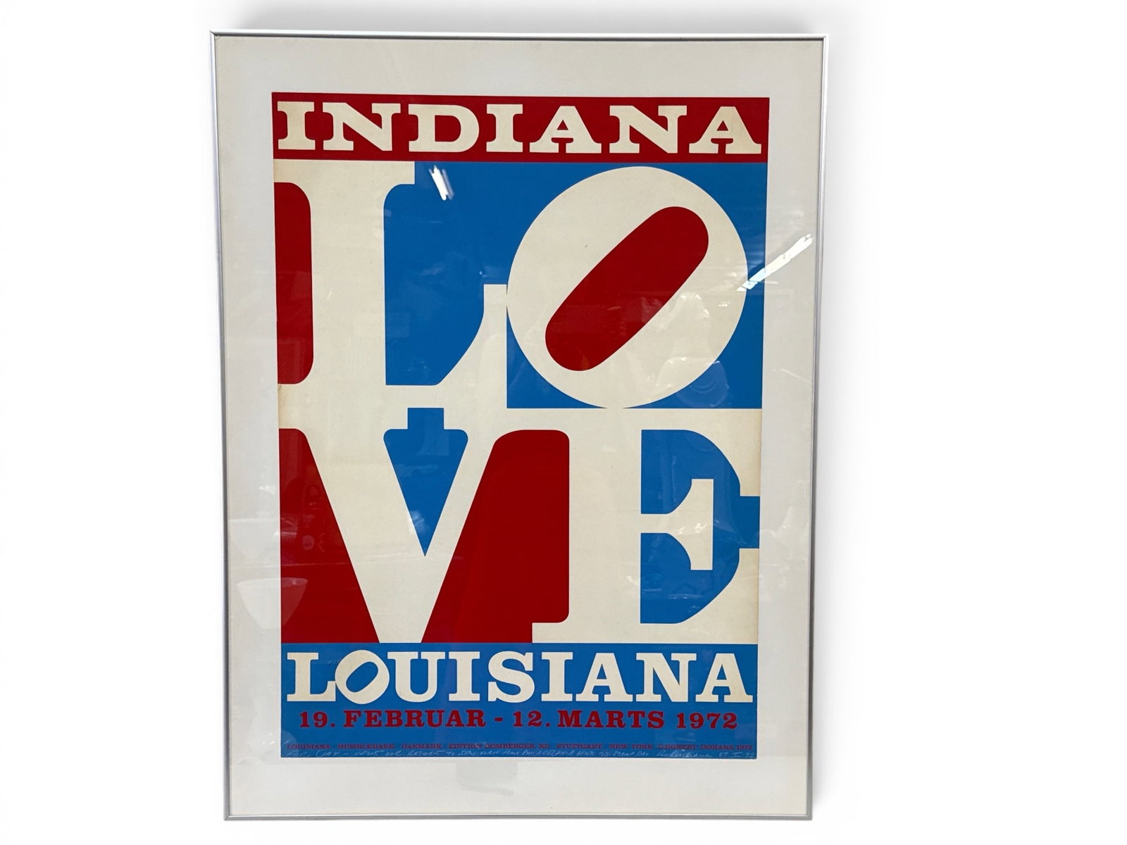 Signed Robert Indiana Love Exhibition Screenprint (1 of 6)