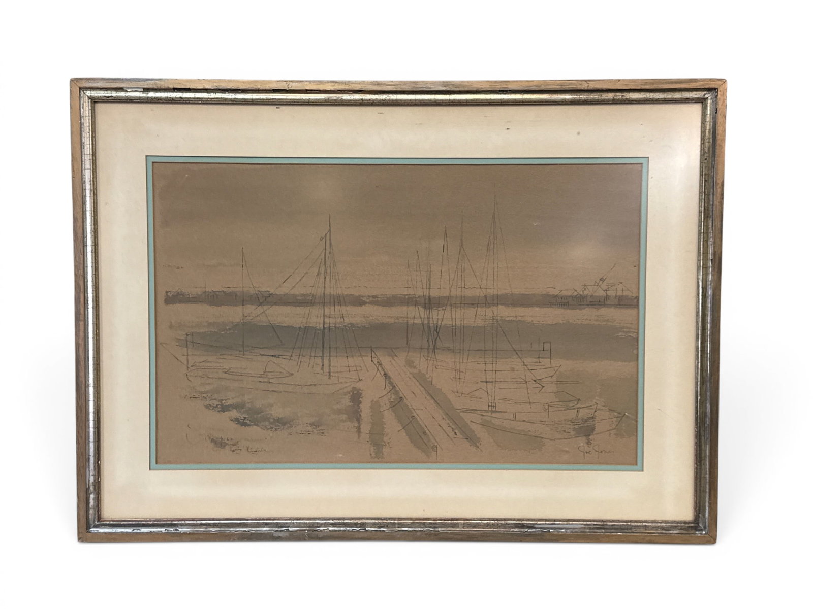 Joe Jones Watercolor/Paper: Jersey Shore (1 of 6)