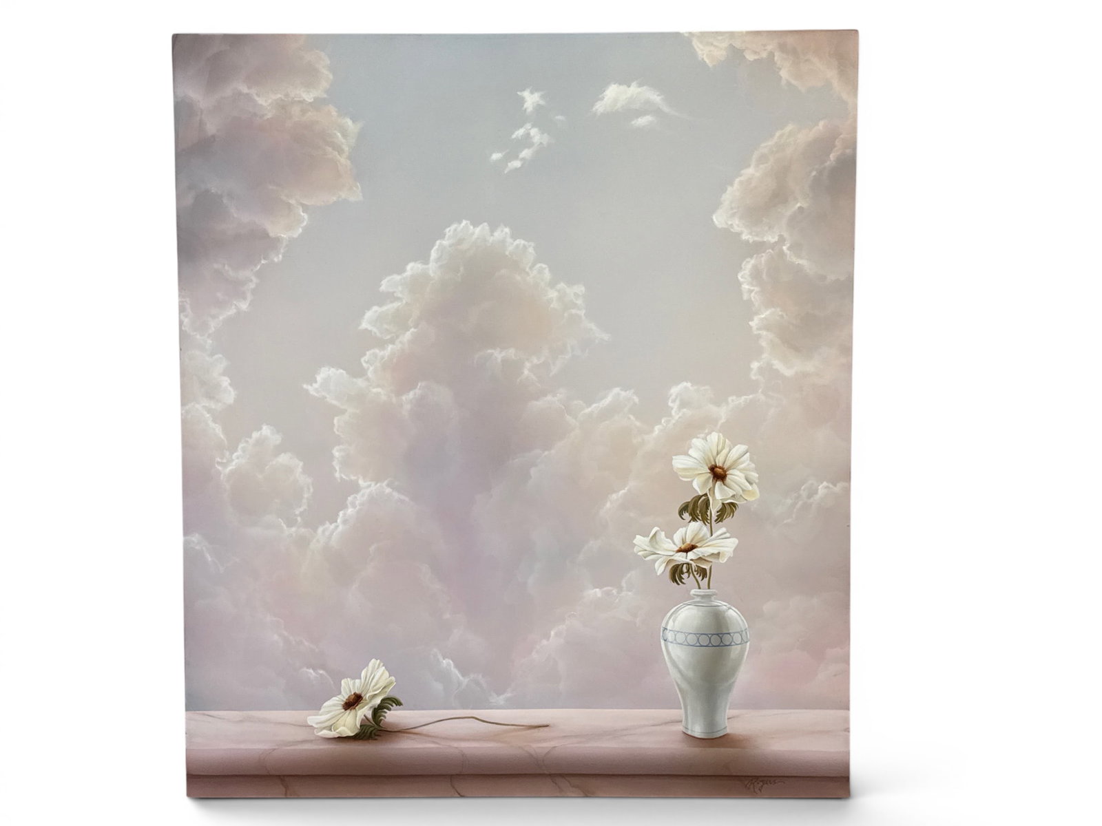 Large Format Surrealist Acrylic/Canvas: Still Life (1 of 5)
