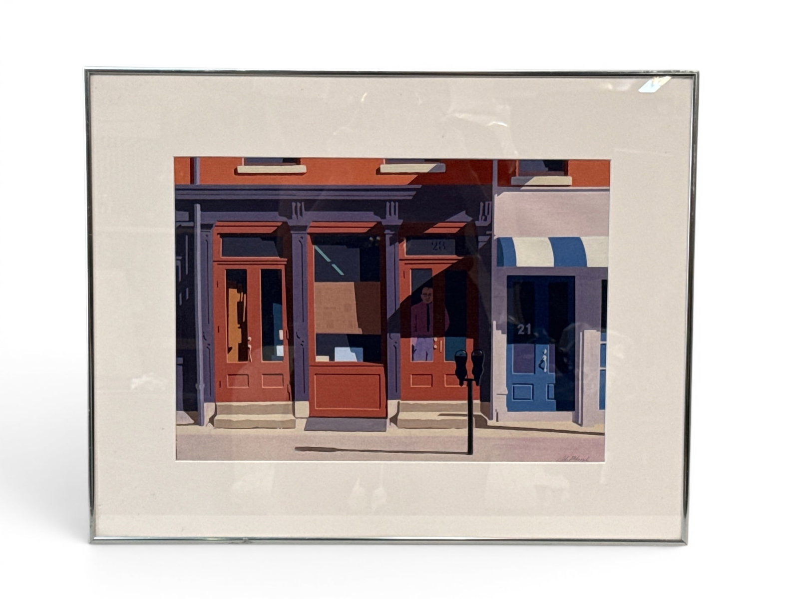 Robert Milnazik Gouache/Canvas: Storefront (1 of 5)
