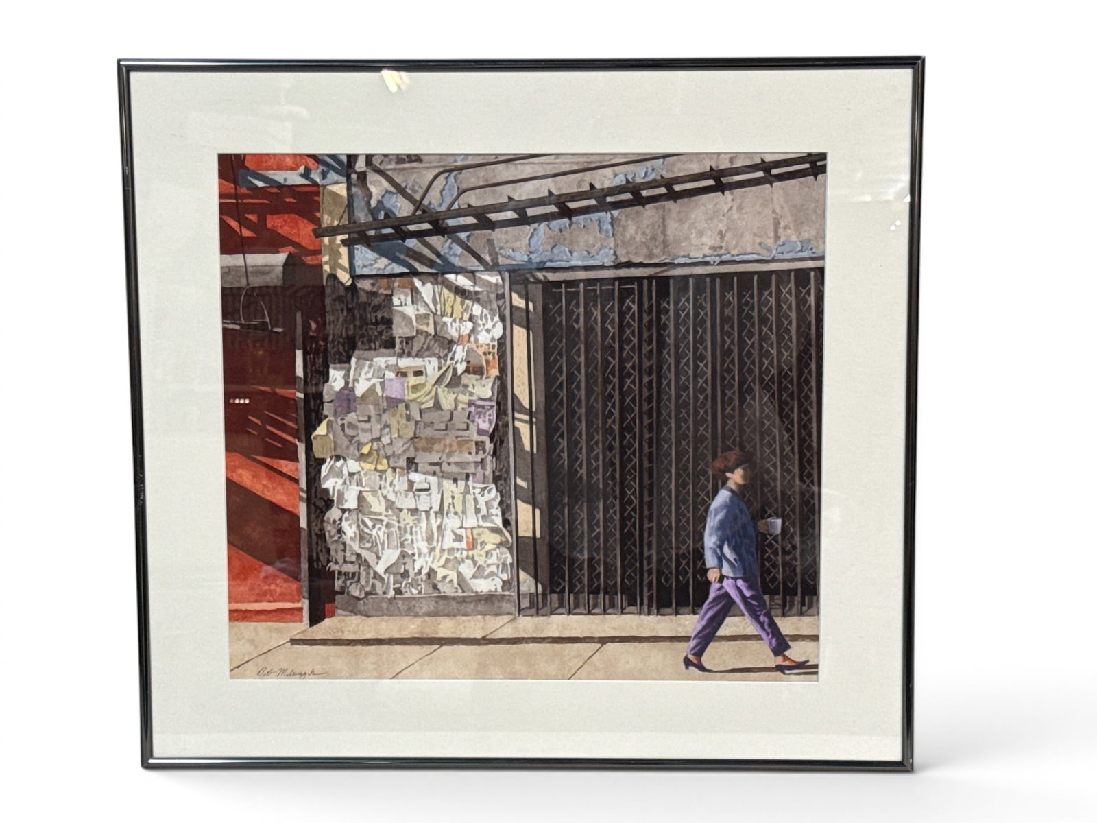 Robert Milnazik Gouache/Canvas: Philadelphia (1 of 4)