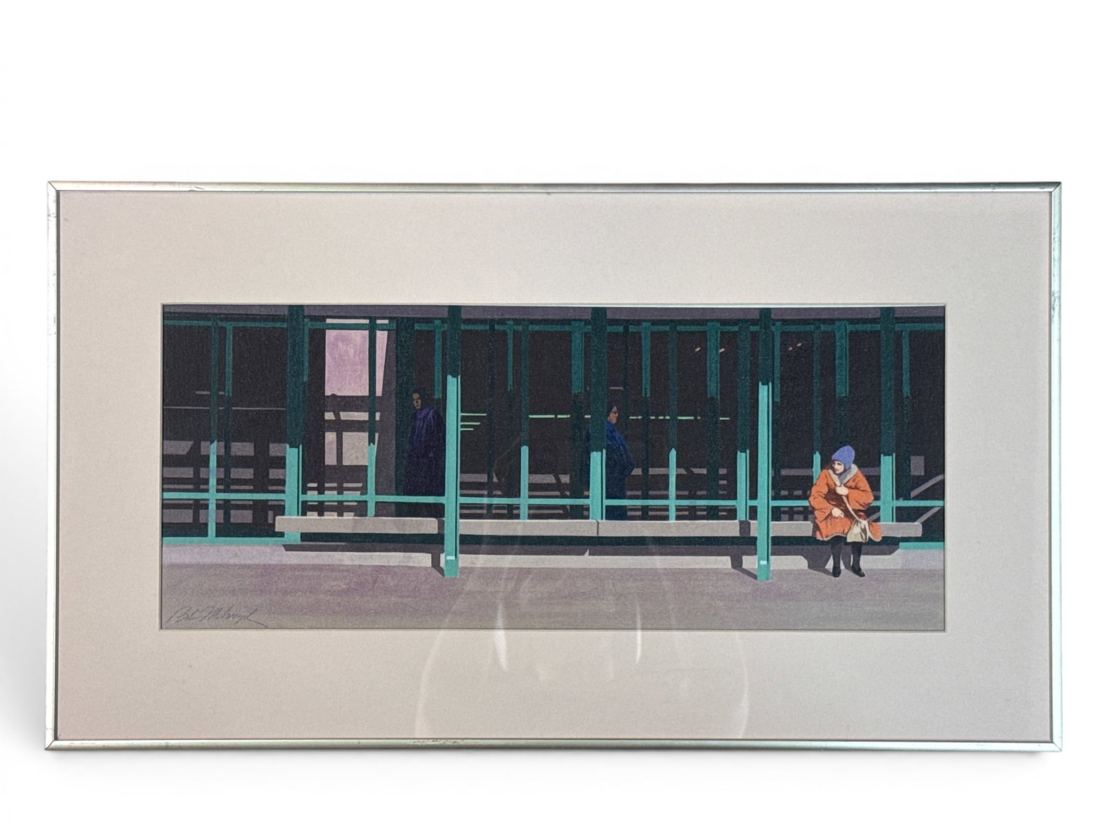 Robert Milnazik Gouache/Canvas. Anxiety. (1 of 6)