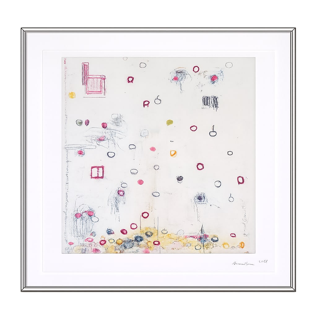 Joan Snyder Etching: Another Version of Cherry Fall (1 of 9)
