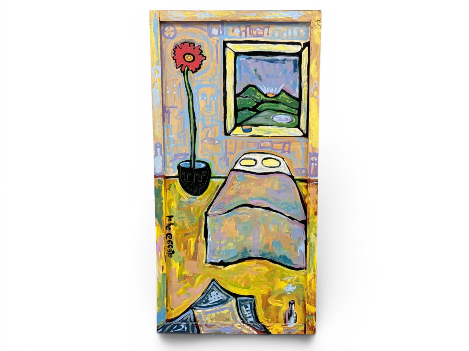Eric Legge. Oil/Board: Happiness in this Life. (1 of 8)