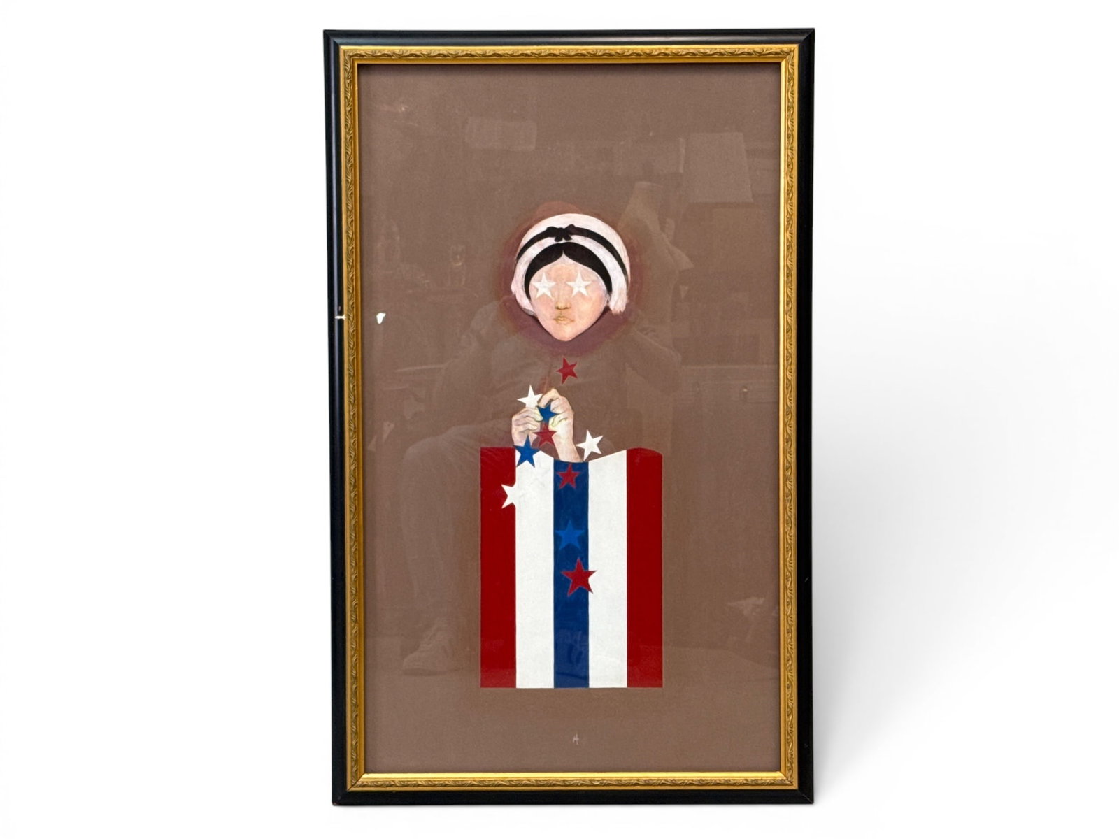 Federic Hobbs. Acrylic. Betsy Ross (1 of 3)