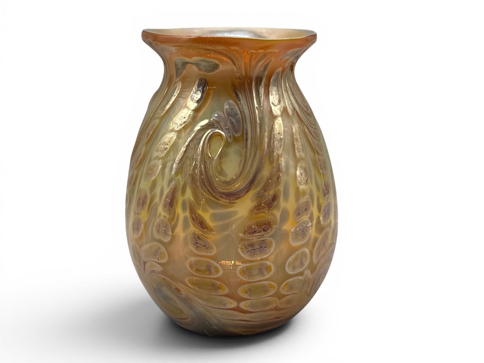 Loetz Type Art Glass Vase (1 of 5)