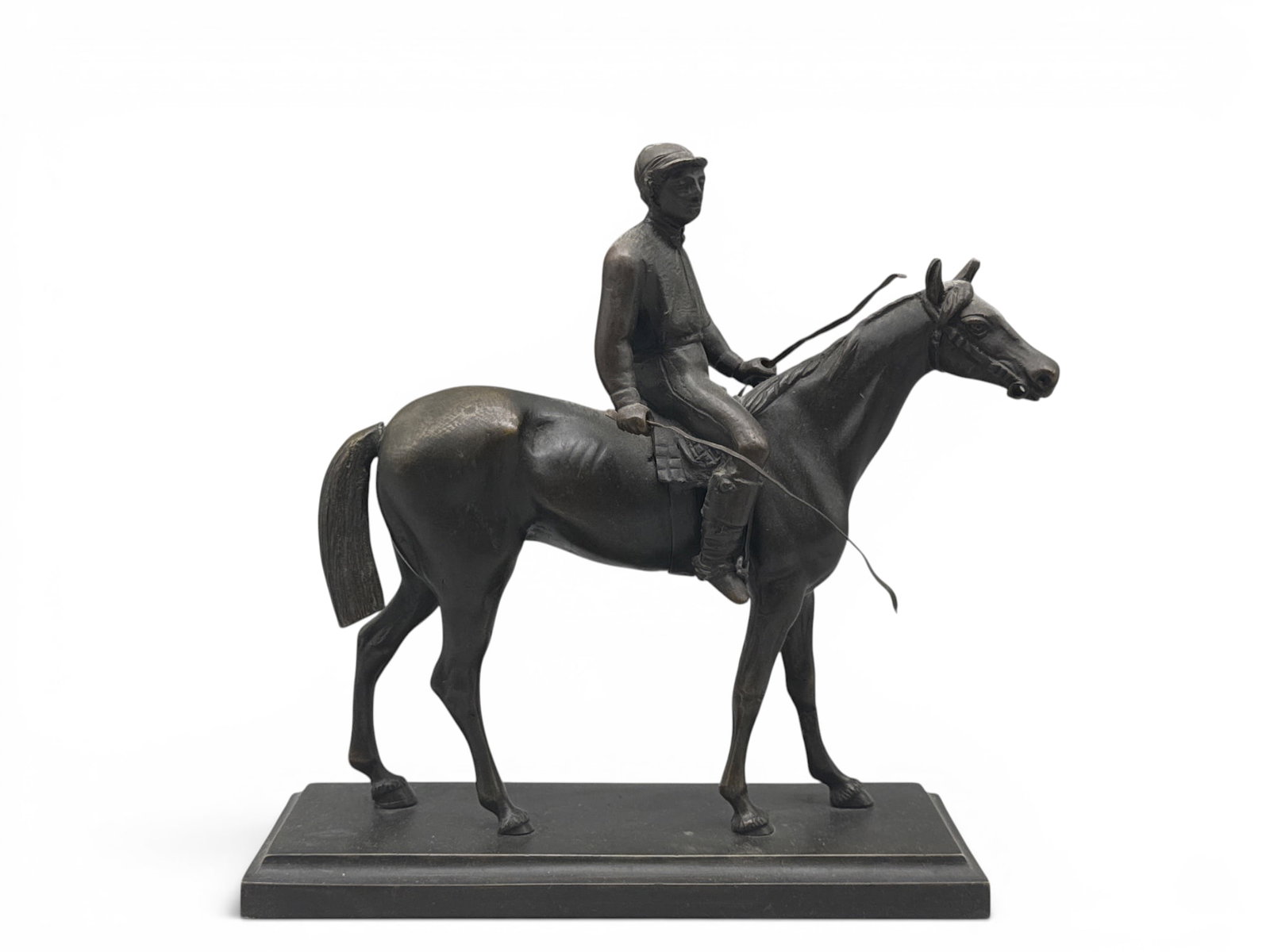Bronze Horse and Jockey Sculpture (1 of 3)