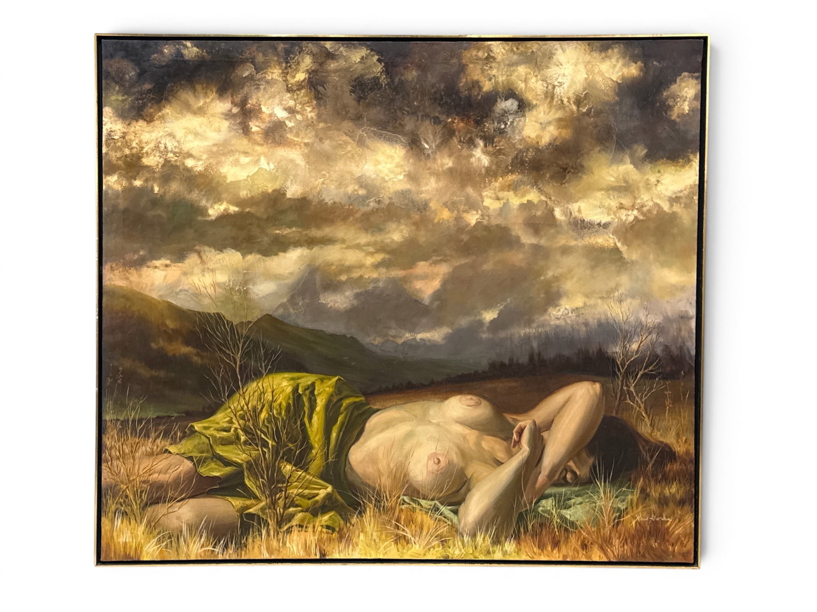 Paul Gorka. Oil/Canvas: Reclined Nude (1 of 5)