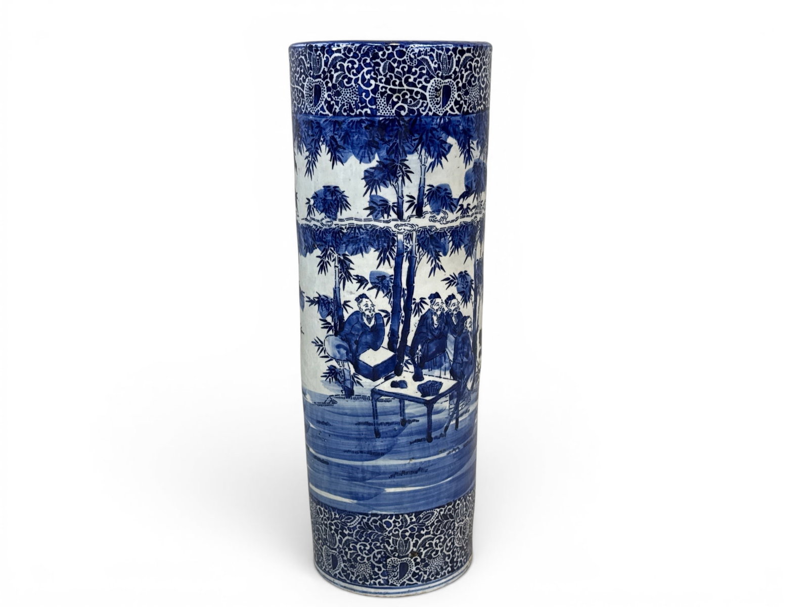 Chinese Blue/White Umbrella Stand (1 of 4)