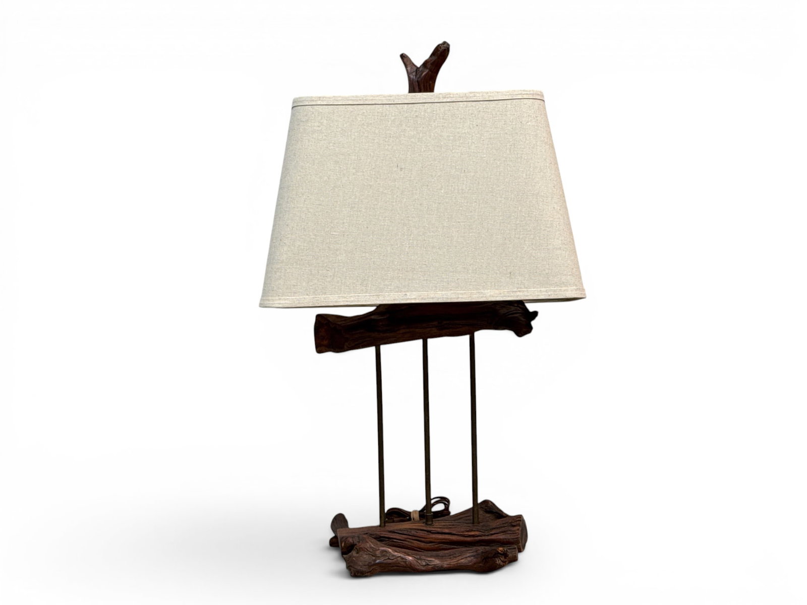 Midcentury Modern Driftwood Table Lamp (1 of 4)