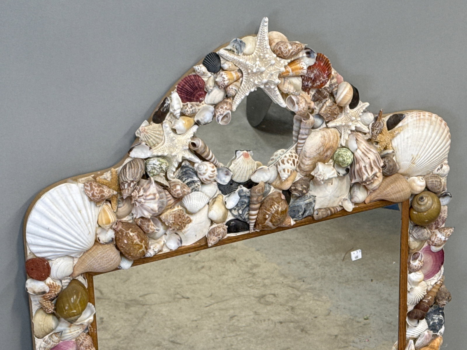 Shell Encrusted Wall Mirror - 2