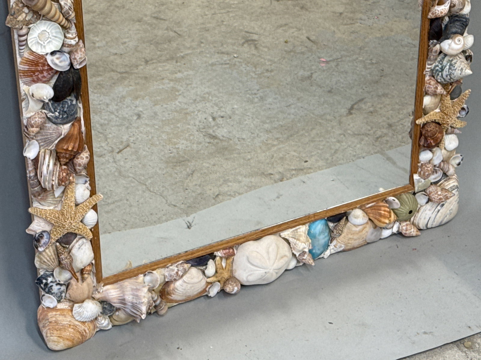Shell Encrusted Wall Mirror - 3