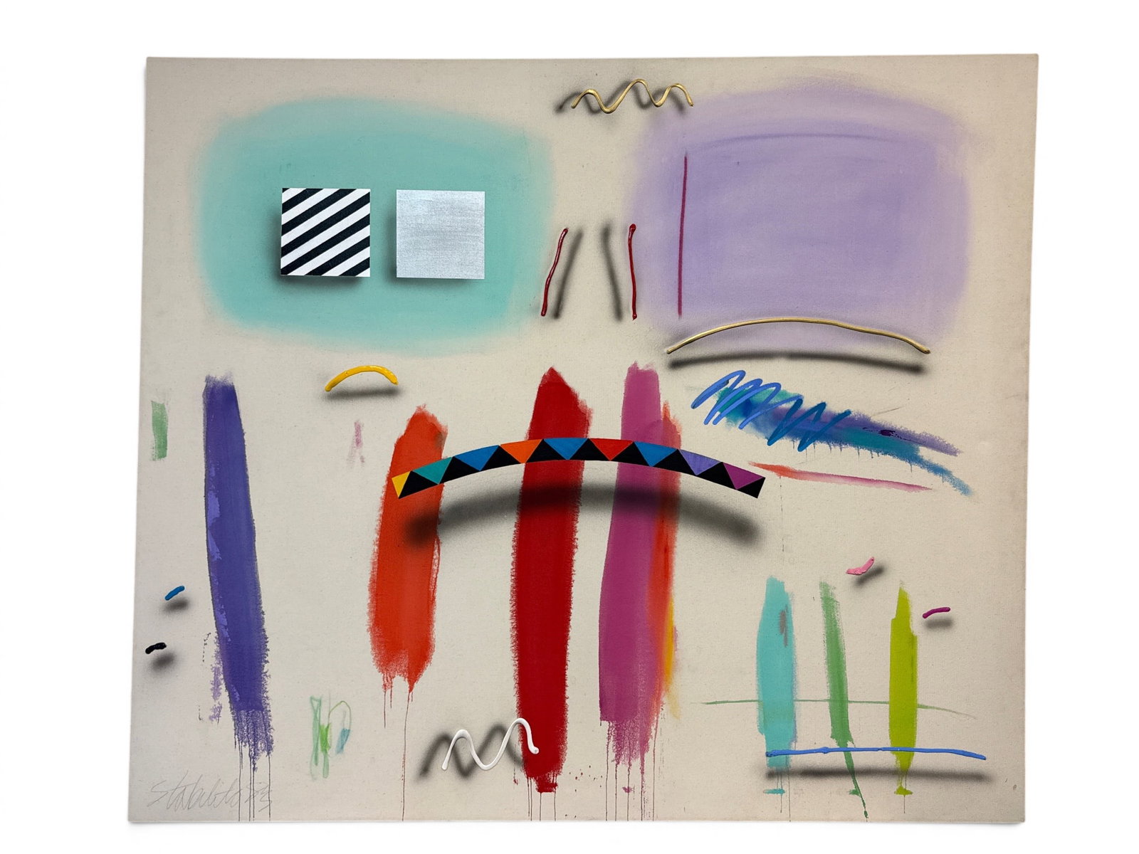 Joseph Stabilito Acrylic on Canvas. Untitled (1 of 5)