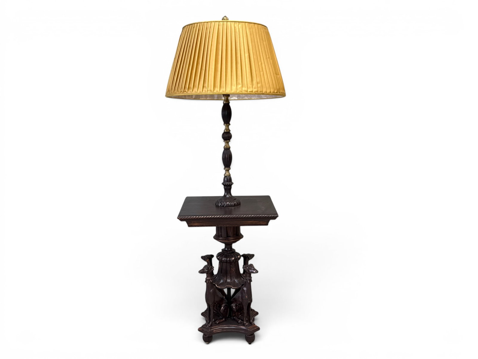 Greyhound Figural Floor Lamp Table (1 of 6)