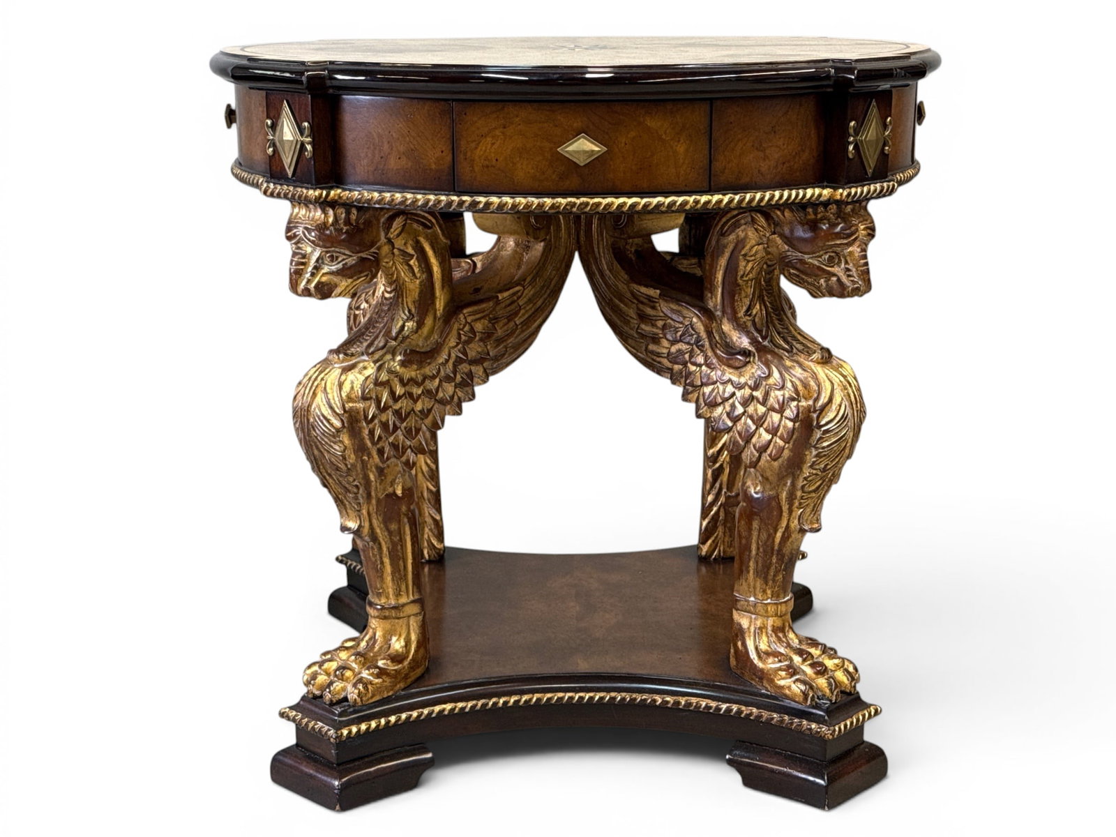 Century Egyptian Revival Center Table (1 of 5)
