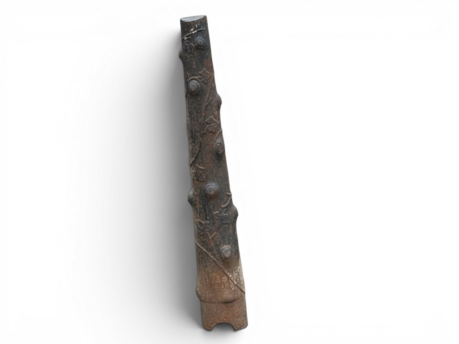 Rare Cast Iron Faux Bois Hitching Post (1 of 5)