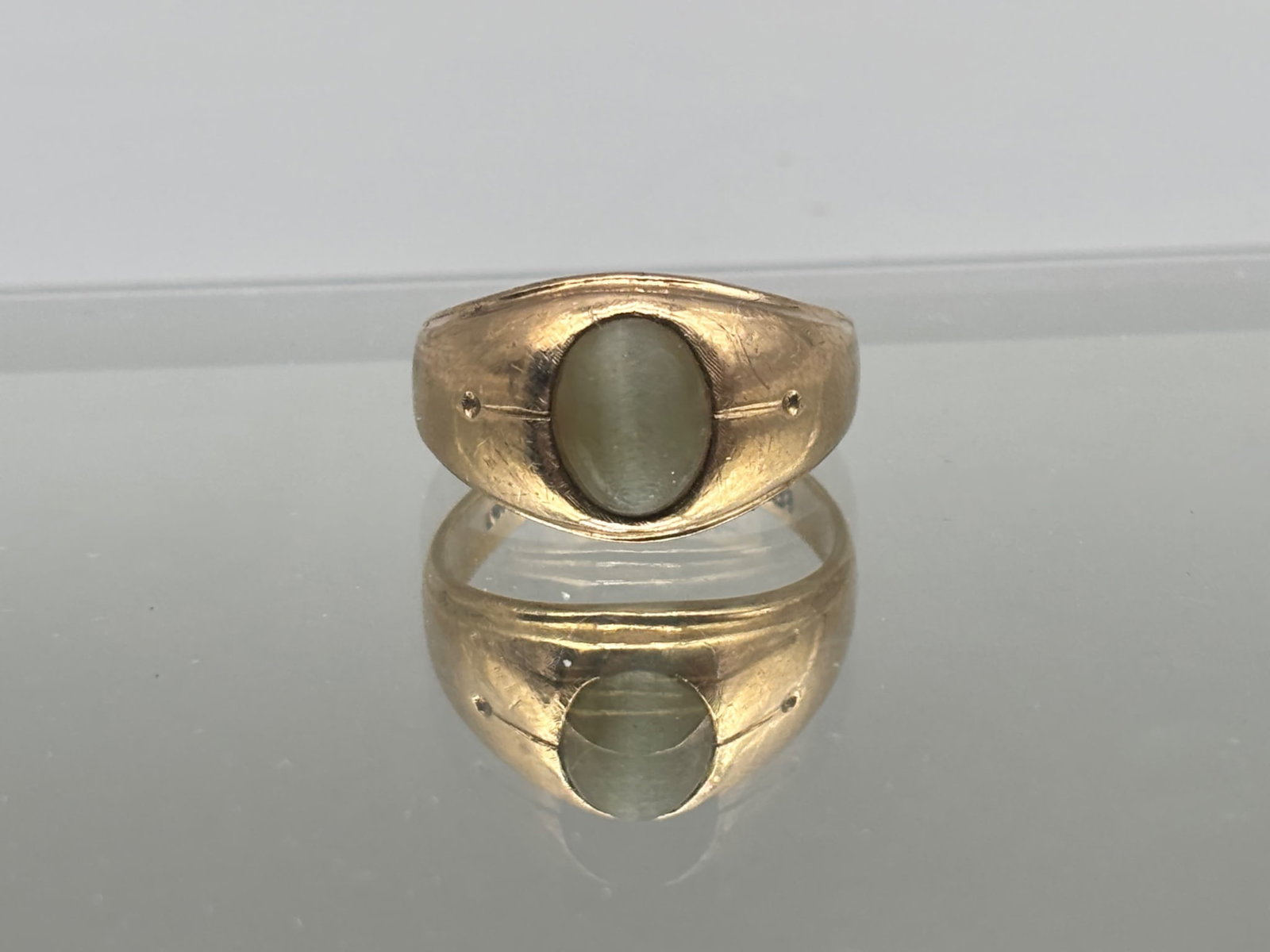 14K Jade Signet Ring (1 of 5)