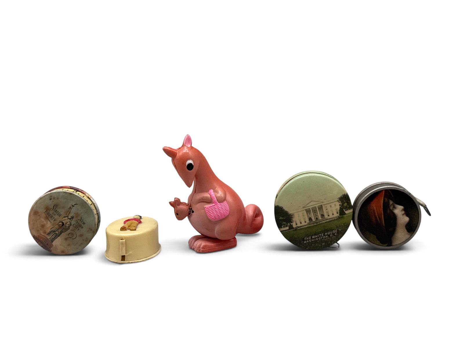 Five Celluloid Tape Measures (1 of 10)