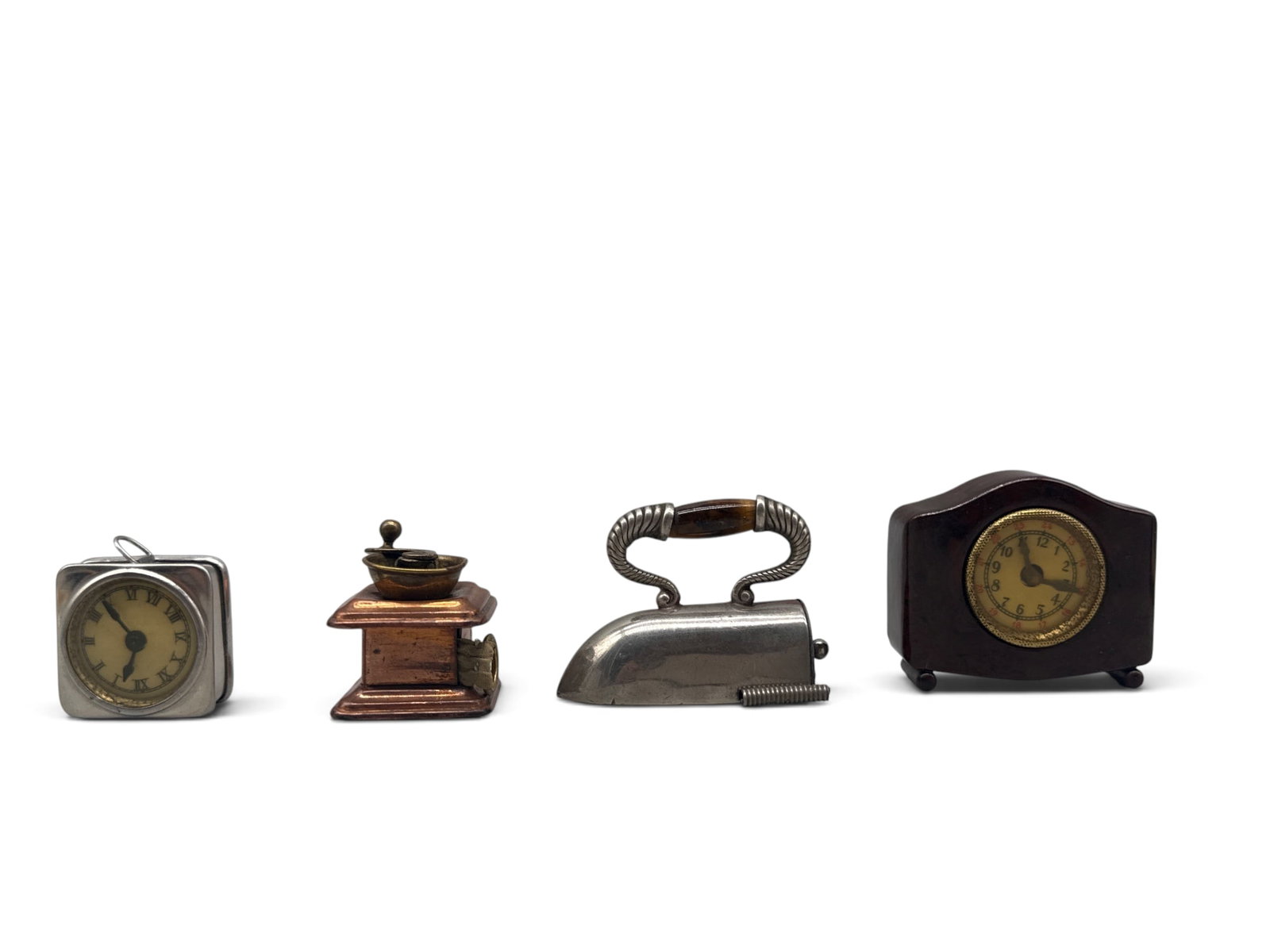 Four Early 20th C. Clock and Figural Tape Measures (1 of 10)