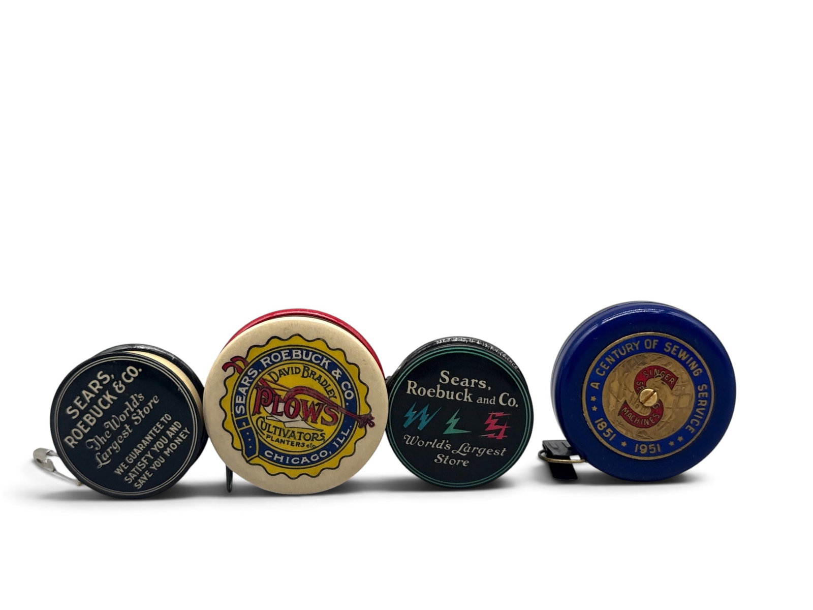 Four Singer and Sears Tape Measures (1 of 5)