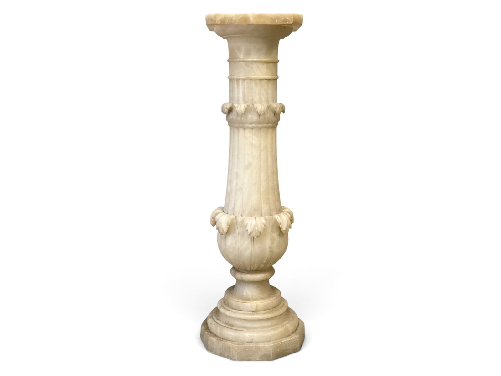 Italian Alabaster Display Pedestal (1 of 4)
