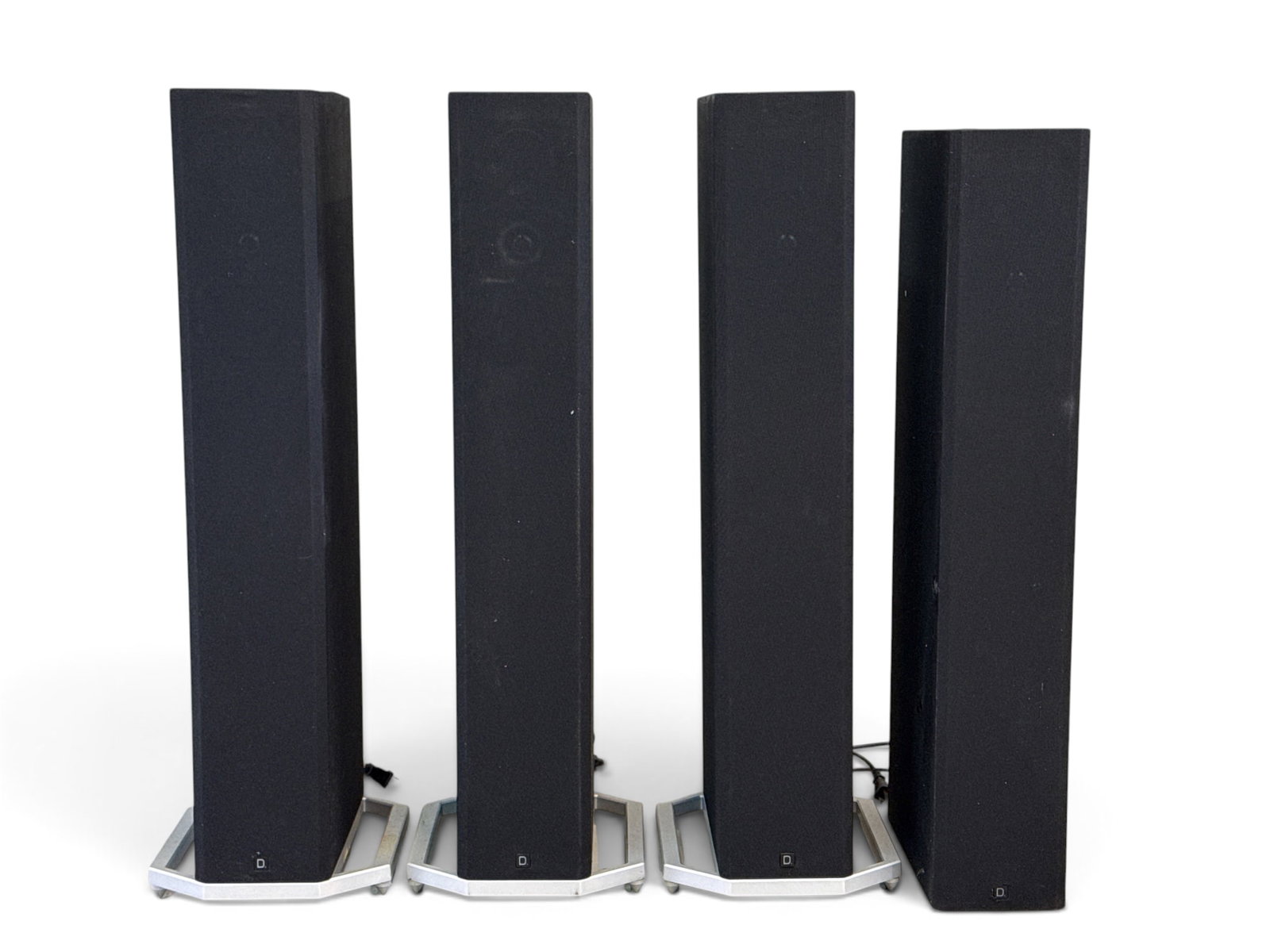 Four Definitive Technology BP9020 Floor Speakers: A set of four Definitive Technology BP9020 floor speakers. 36-3/4in tall. | You have additional shipping options, and are not required to use Live Shipping. Additional shipping and delivery details