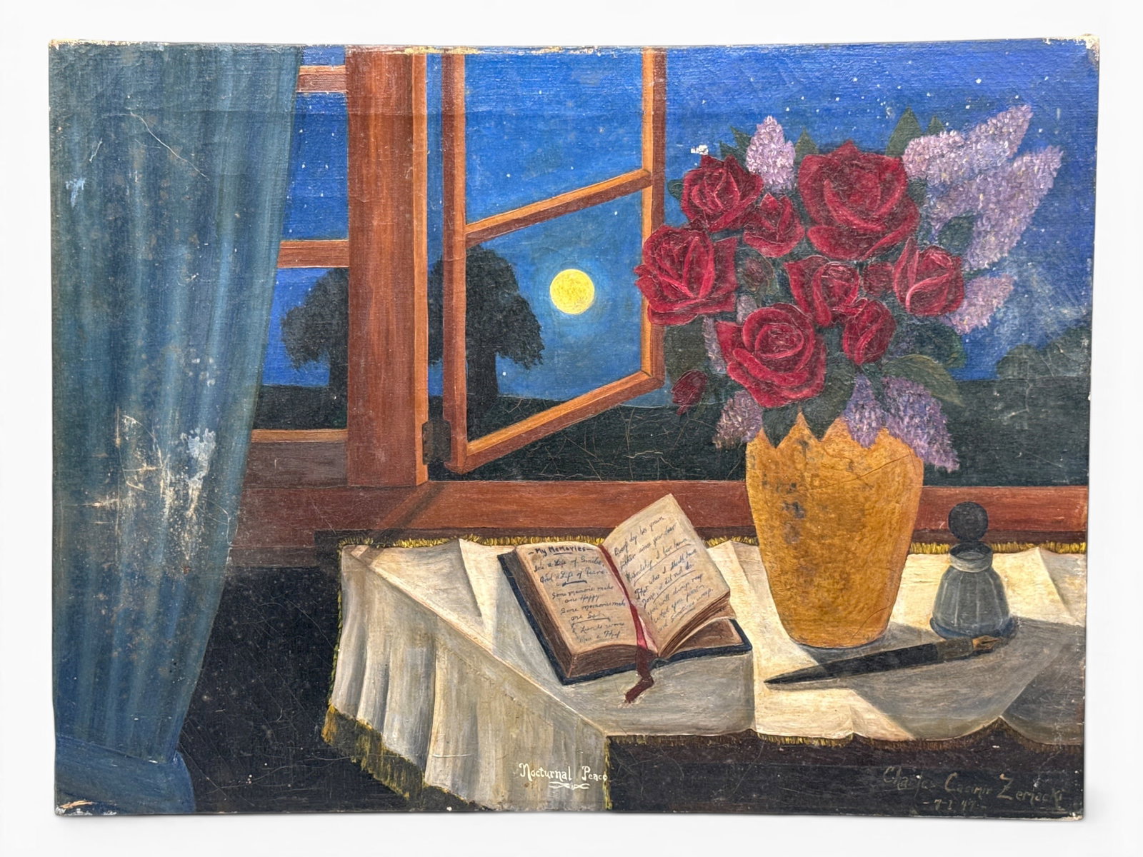 Charles C. Zemacki Oil/Canvas: Nocturnal Peace (1 of 7)